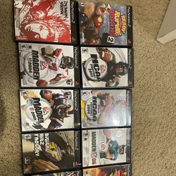 Lot Of 10 PS2 (PlayStation 2) Games 