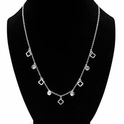 Dainty Silver Necklace for Women/ Collar de Plata para Mujer