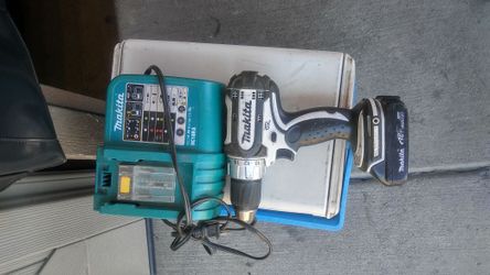Makita drill and battery