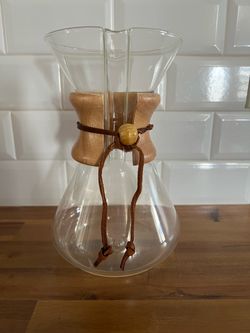 Chemex Glass Coffee Maker Pour Over 6 Cups