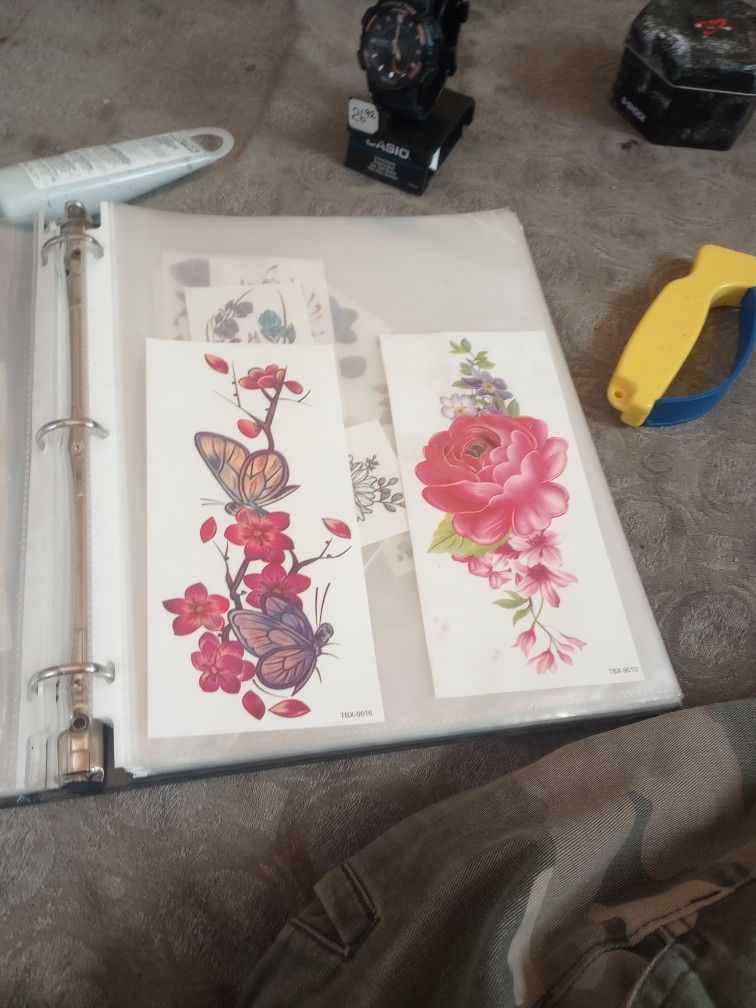 Book Full Of Tem Tattoos
