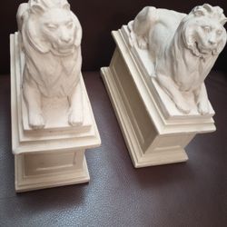 Vintage 1965 NYPL "Library Lion" Bookends