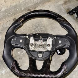 Dodge Charger Carbon Fiber Steering Wheel