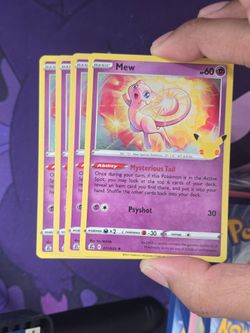 Mew holo celebrations