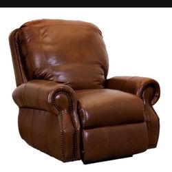 USA FURNITURE FULLY ELECTRIC LEATHER RECLINER