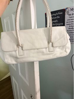 Ralph Lauren white purse genuine leather