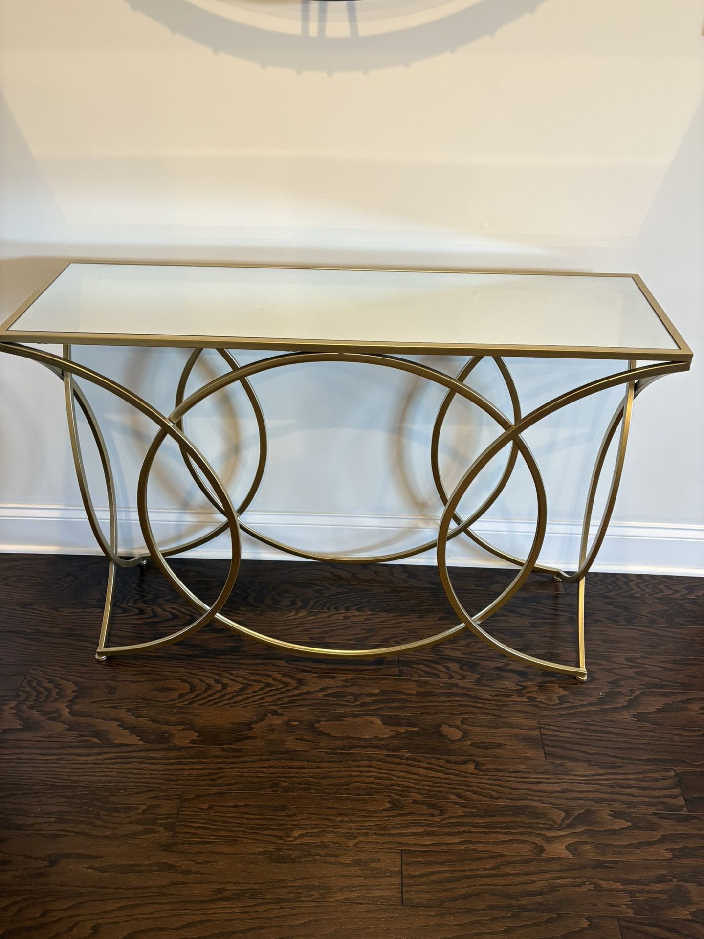 Brand New Gold Metal side table