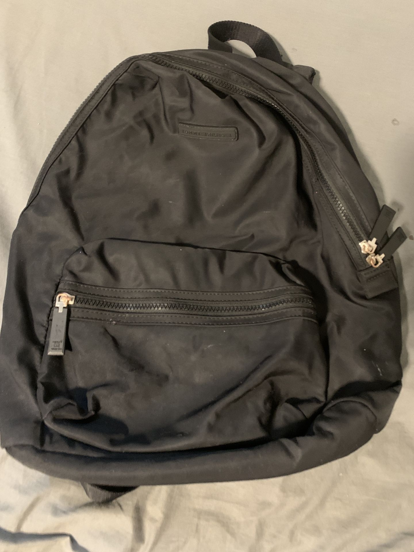 Black Tommy Hilfiger Backpack