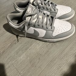 Gray Nike dunks