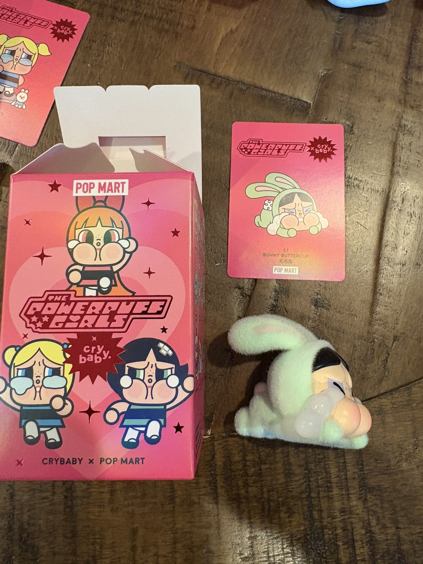 Pop Mart CRYBABY x Powerpuff Girls Series Bunny Buttercup Figure