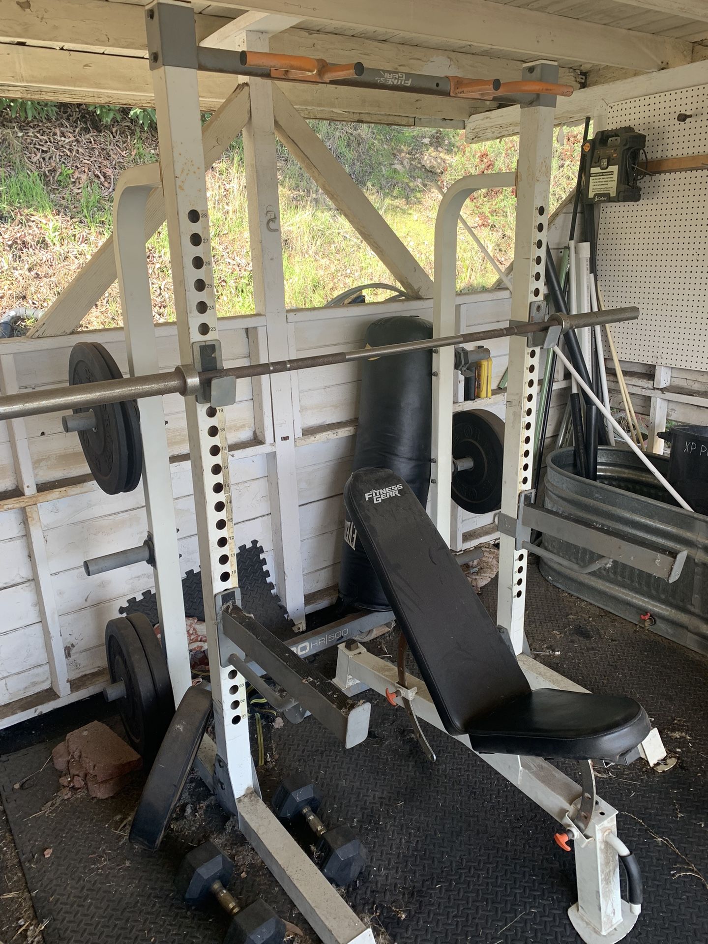 Squat Rack, Bench, Bumper Plates, Olympic Bar for Sale in San Diego, CA OfferUp