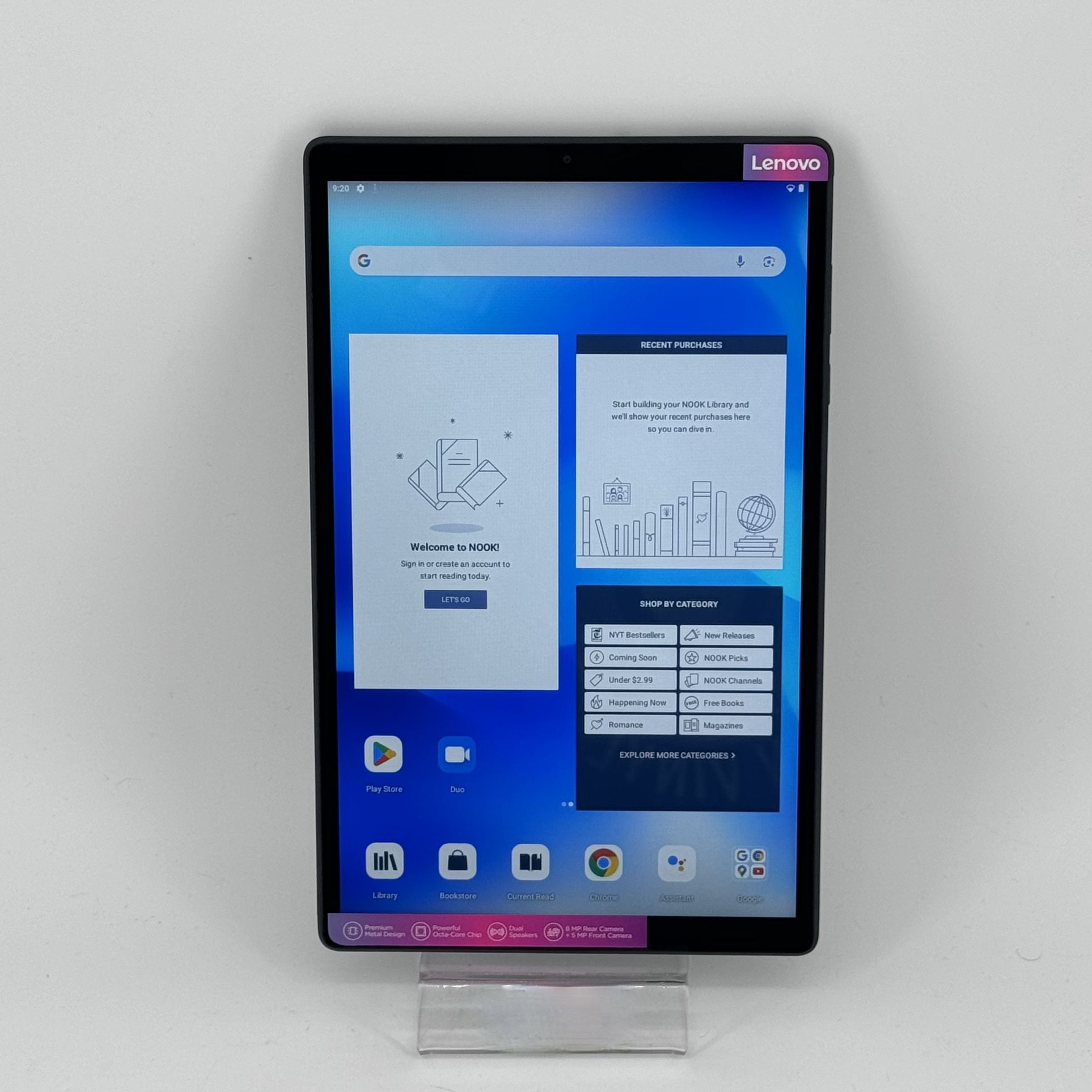 Lenovo Tab M10 HD (2021) Nook 32GB Android Tablet TB-X306F