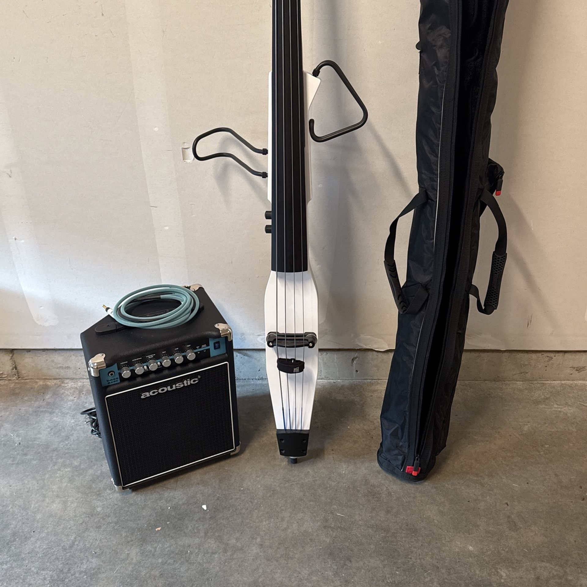 Stagg Electric Double Bass With Extras