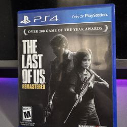 The Last of Us Remastered PS4 PlayStation 4 