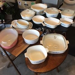 Lots Of Vintage CORNING WARE . BY ALL OR One I Will Give You A Good Deal If You Get All