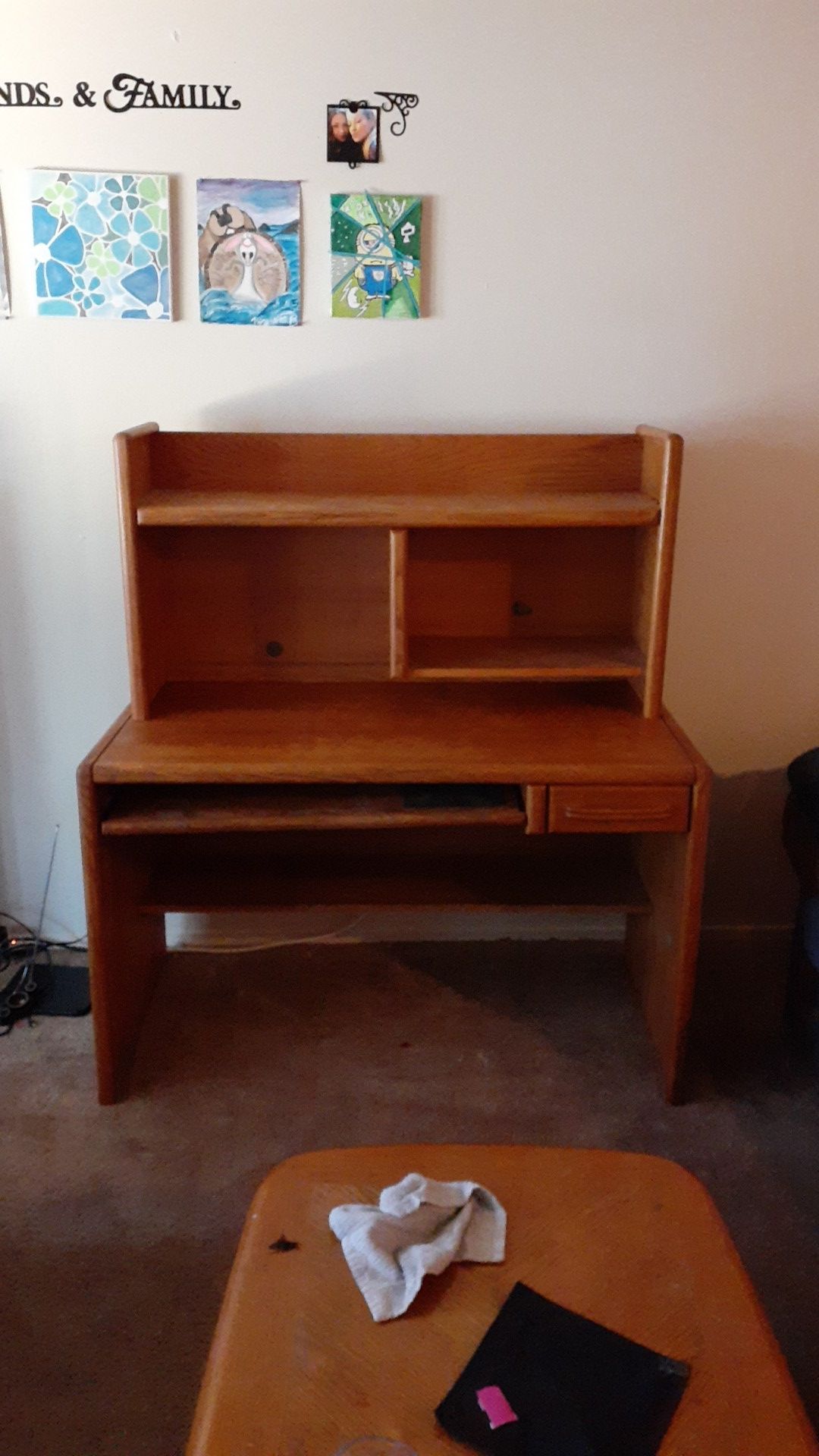 Wooden desk