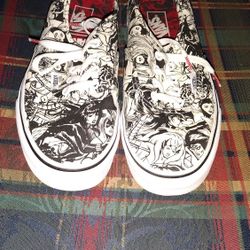 Vans Marvel X Authentic "Marvel Women" Print Skate Shoes Sneakers 7.5 ladies