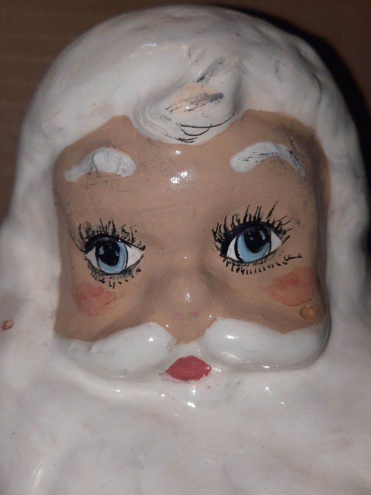 Antique/Vintage Paper Mache Painted Santa Claus