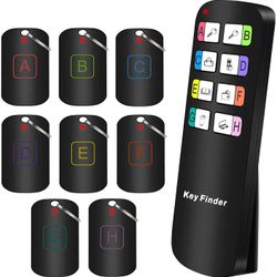 Key Finder, FGIJ Wireless RF Item Locator with 1 RF Transmitter and 8 Receivers