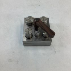 5 Piece Disc Cutter with 5 Round Punch Sizes 1/2" 5/8" 3/4" 7/8" 1" Round Circular Disc Cutter