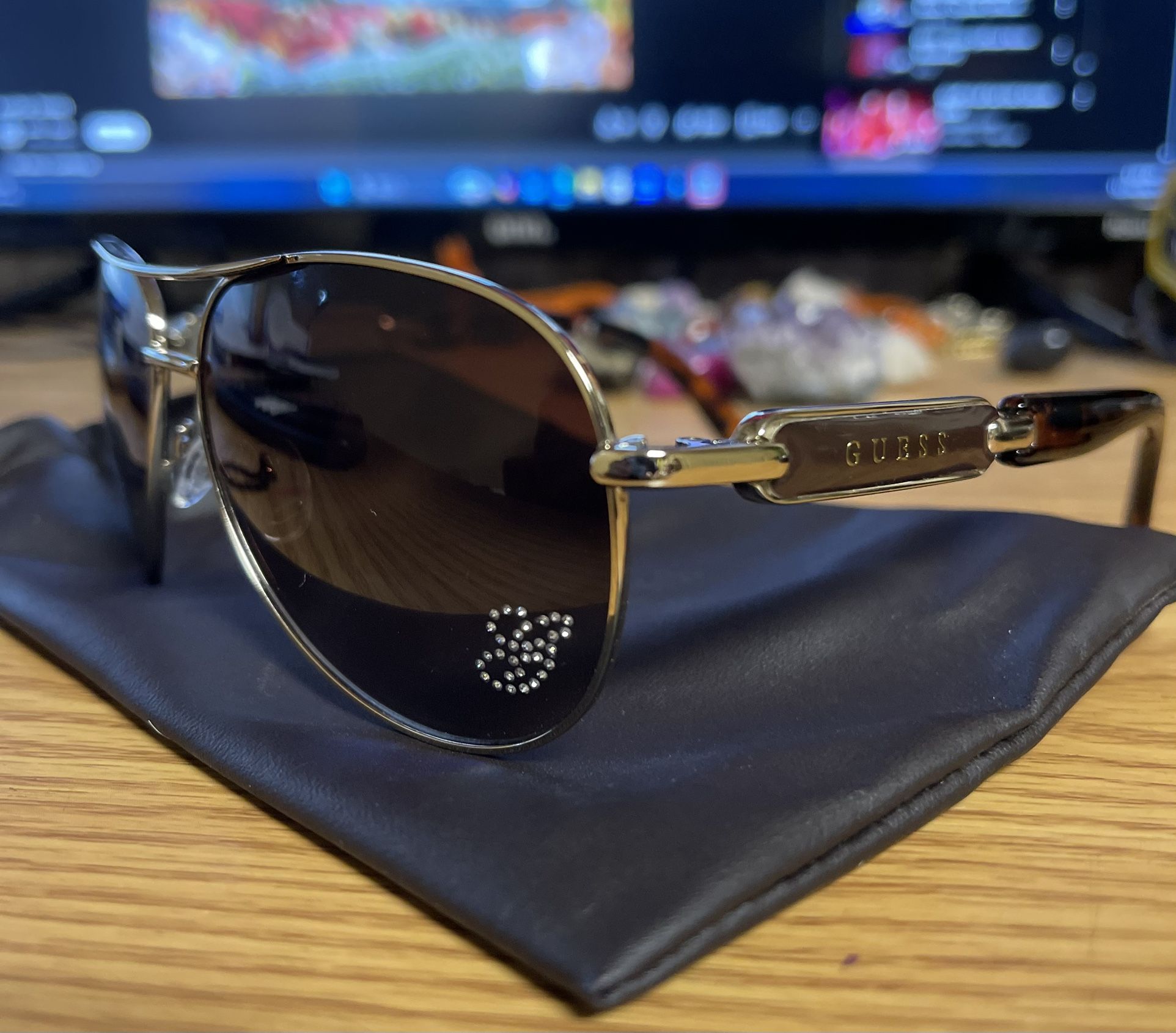 Guess Aviator Sunglasses 