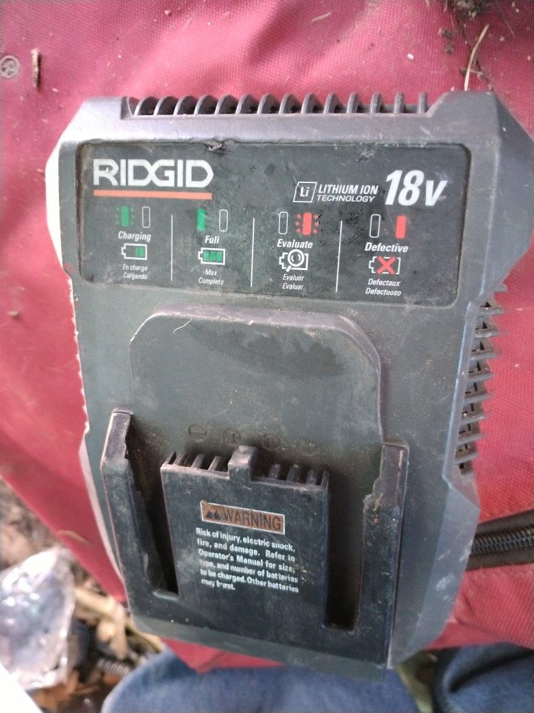 Rigid 18V Lithium Ion  Charger