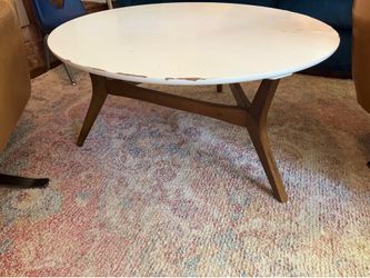 Mid-Century Modern Round Coffee Table