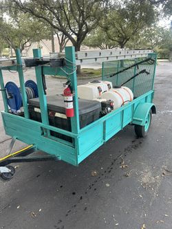 UTILITY TRAILER 6 X12 Pressure Washer System