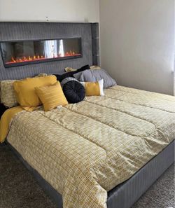 FIREPLACE BEDS ποΈ π₯ ποΈ Tall Headboard