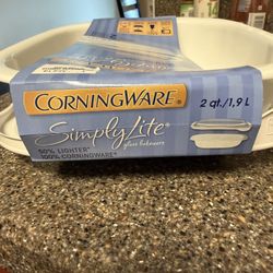 2 Pieces Corning Ware Simply Lite 