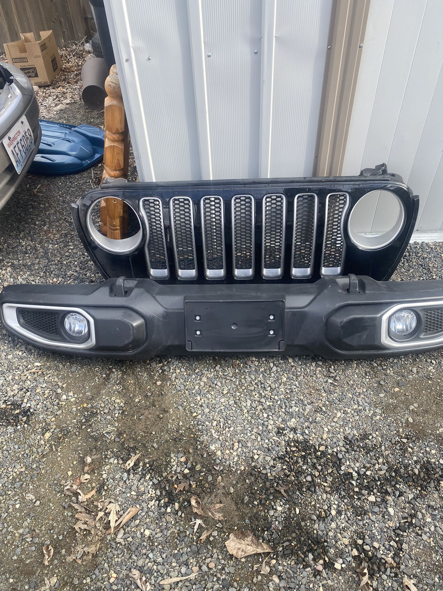 Jeep Wrangler Bumper And Grill
