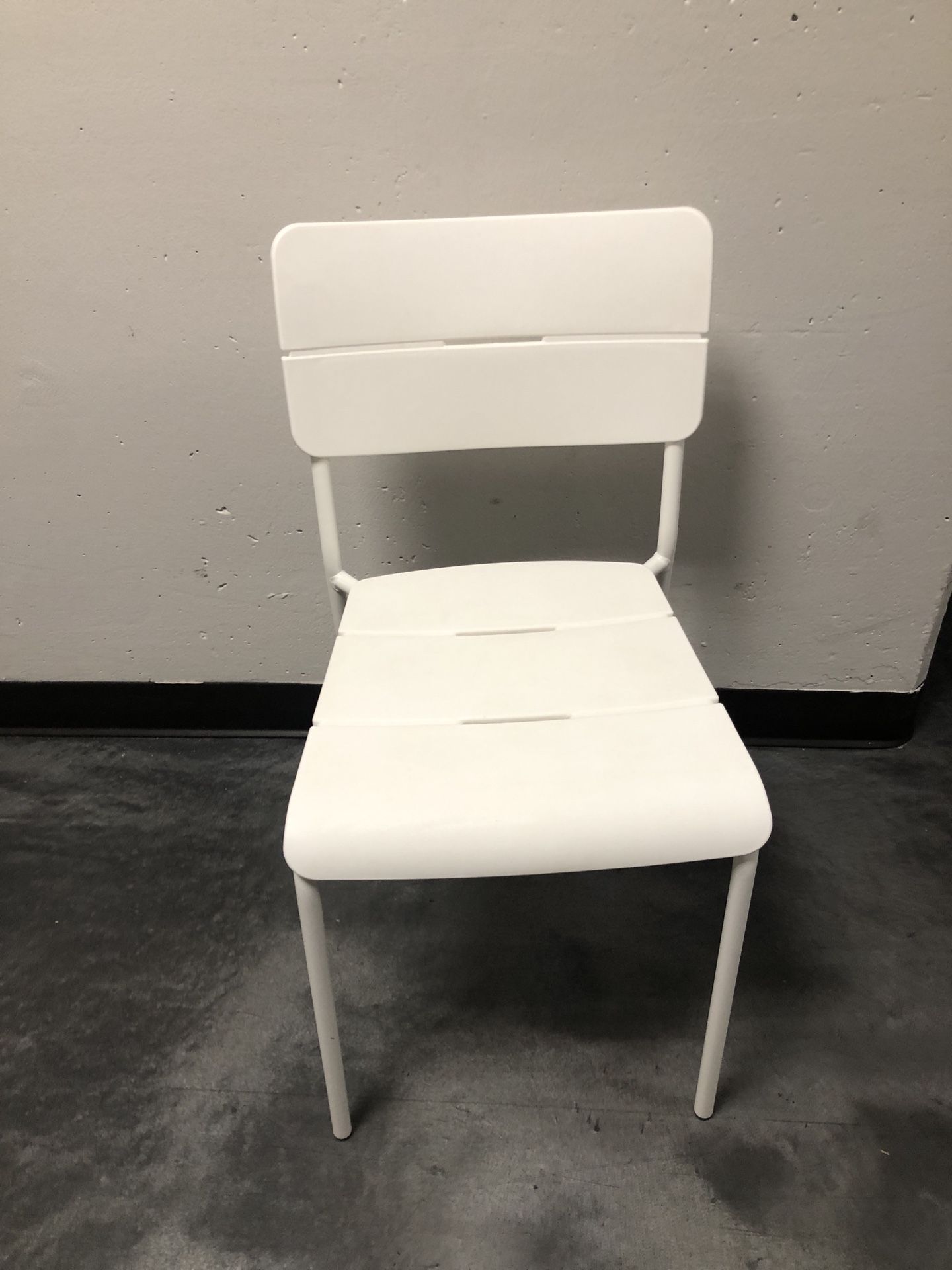 Ikea VÄDDÖ Chair, Outdoor, White