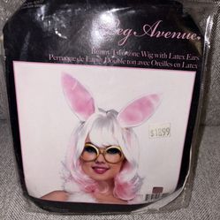 Bunny Wig Halloween Costume Accessory 