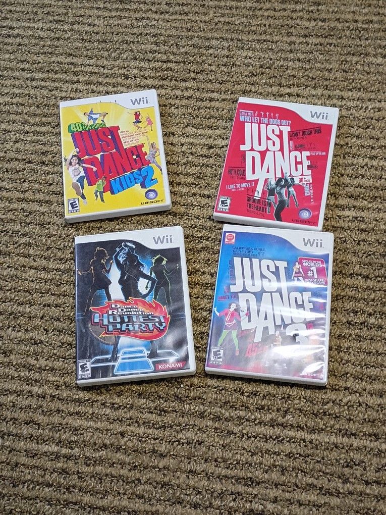 Nintendo Wii Just Dance Games