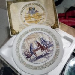 Decorative Plate With Certificate 