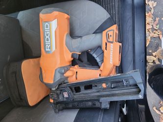 Ridgid, cordless, nailgan.
