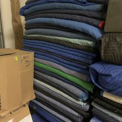 Moving Boxes & furniture Blankets 