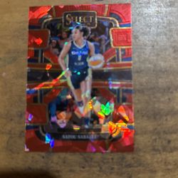 2024 SELECT WNBA SATOU SABALLY RED ICE PRIZM CARD