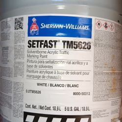 Traffic White Paint New Gallons