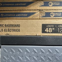 4’ Electric Baseboard White