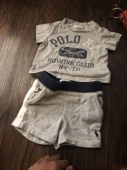 Polo outfit size6-9m