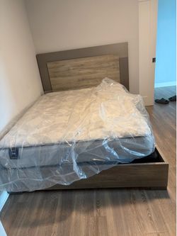 Bed Frame with Mattress