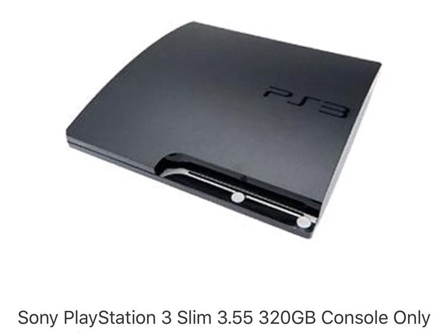 PS3 with controller and cords