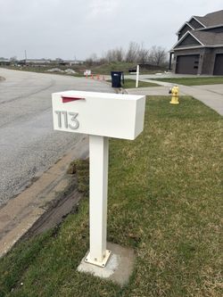 White Mailbox Oversized Large