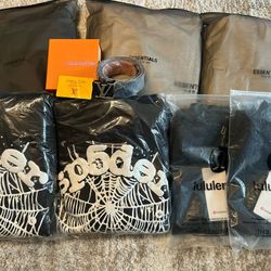 Essentials Sp5der Lulumen and Lv Belt