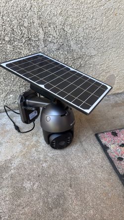 Solium solar powered security camera