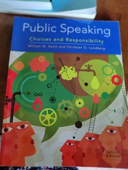 Public Speaking author William M. Keith and Christian O. Lundberg