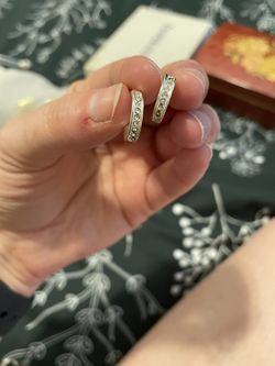 Gorgeous Diamond Hoops