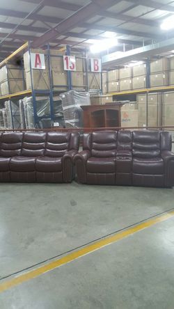 Sofa and love seat