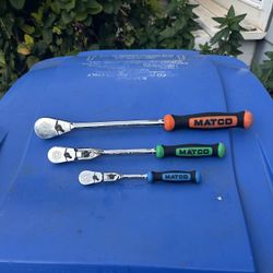 Matco 88 Tooth Ratchets 1/4 3/8 1/2 Set